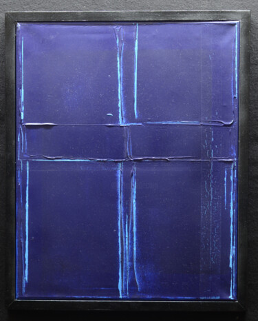 Peinture intitulée "Fenêtre" par Nacer Mehal, Œuvre d'art originale, Acrylique Monté sur Panneau de bois