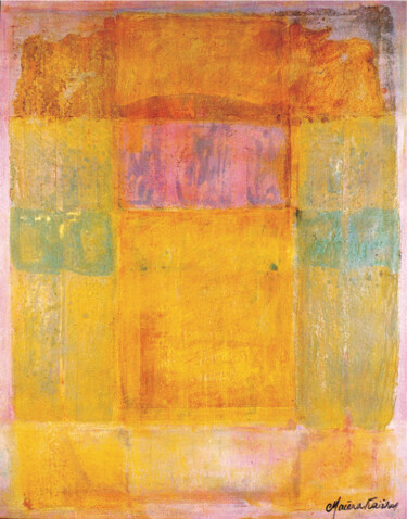 Peinture intitulée "La porte II" par Nacera Kaïnou, Œuvre d'art originale