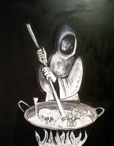 Painting titled "Equinoccio" by Nacho Martínez, Original Artwork