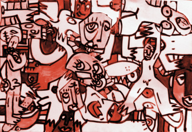 Grafika cyfrowa / sztuka generowana cyfrowo zatytułowany „Collage en negativo…” autorstwa Nacho Martínez, Oryginalna praca