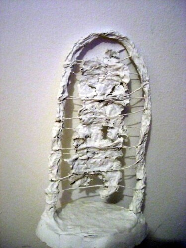 Skulptur mit dem Titel "gefangen" von Nachsued, Original-Kunstwerk