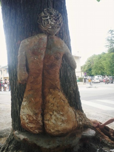 Sculpture intitulée "Je l'ai faite sirène" par Nadine Nacinovic, Œuvre d'art originale, Argile