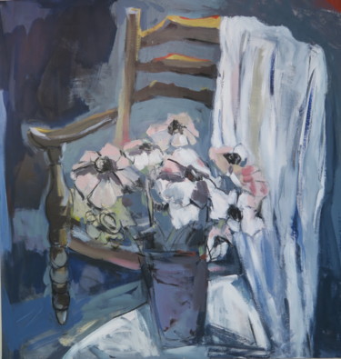 Pintura titulada "La chaise Hollandai…" por Nadine Nacinovic, Obra de arte original, Acrílico