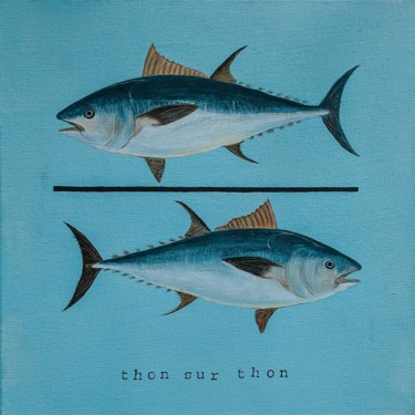 Malerei mit dem Titel "Thon sur thon 1" von Natar, Original-Kunstwerk, Acryl