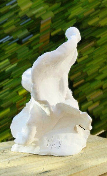 Sculpture titled "Fly" by Nad, Original Artwork, Terra cotta