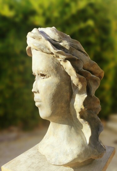 Sculptuur getiteld "Kanaa" door Nad, Origineel Kunstwerk, Terra cotta