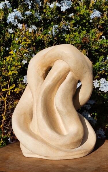 Skulptur mit dem Titel "Lasen" von Nad, Original-Kunstwerk, Terra cotta