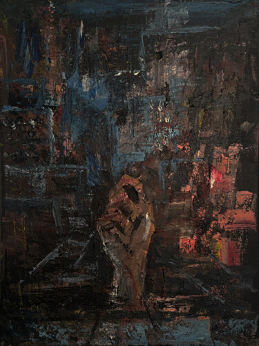Pittura intitolato "Résister" da Nada Laktaoui, Opera d'arte originale, Acrilico
