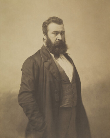 Photography titled "Jean-François Millet" by Nadar, Original Artwork, Non Manipulated Photography