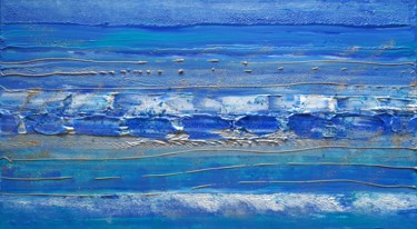 Painting titled "Rivage" by Nadège Dubreuil, Original Artwork, Acrylic