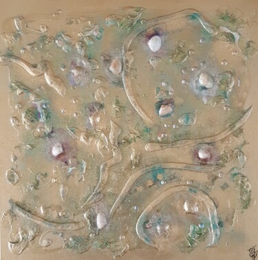 Peinture intitulée "Marée basse" par Nadège Dubreuil, Œuvre d'art originale, Acrylique