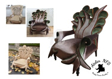 Design titled "Souvenir de l'Argen…" by Nadege Frouin Brackez (NFB), Original Artwork, Furniture