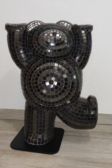 Escultura intitulada "Sculpture Petit our…" por Nadege Gesvres, Obras de arte originais, Mosaico