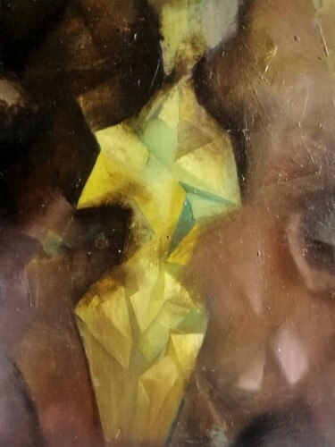 Картина под названием "Nude. In the evenin…" - Nadezda Baruns, Подлинное произведение искусства, Масло