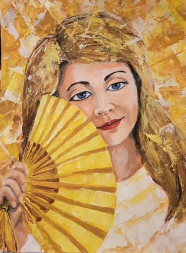 Peinture intitulée "Солнечный день" par Nadezhda Brinke, Œuvre d'art originale, Acrylique