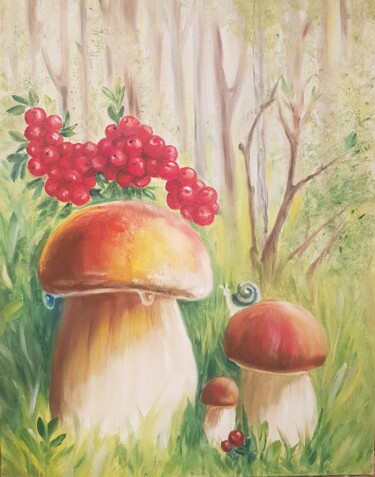 Autumn soon Painting titled "Autumn soon" by Nadezhda Brinke, Original Art, Oil