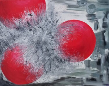 Peinture intitulée "Muсor on tomatoes" par Nadezhda Nikulina, Œuvre d'art originale, Acrylique