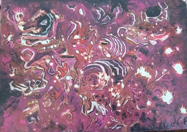 Painting titled "Mistery" by Nadia Fakhry, Original Artwork, Acrylic