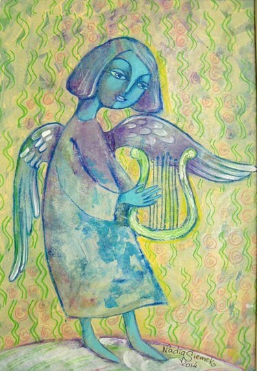 Pintura titulada "Lira" por Nadia Siemek, Obra de arte original, Acrílico