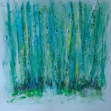 Dessin intitulée "Spring Time - Trees…" par Nadia Larosa, Œuvre d'art originale, Huile