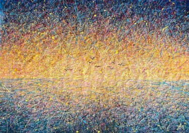 Malerei mit dem Titel "Sunrise's Palette" von Nadiia Antoniuk, Original-Kunstwerk, Acryl
