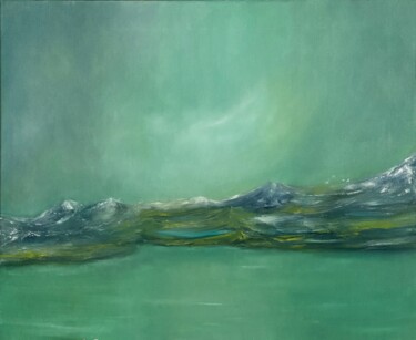 Malarstwo zatytułowany „Green Light (oil pa…” autorstwa Nadiia Boichenko, Oryginalna praca, Olej