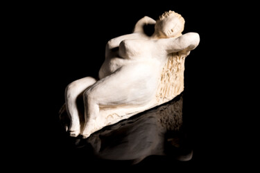 Sculpture intitulée "j'ai des formes et…" par Nadine Delachenal, Œuvre d'art originale, Argile