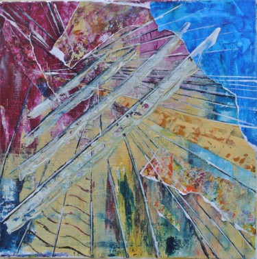 Malerei mit dem Titel "armada rouen" von Nadine Flicourt (nafli), Original-Kunstwerk, Acryl
