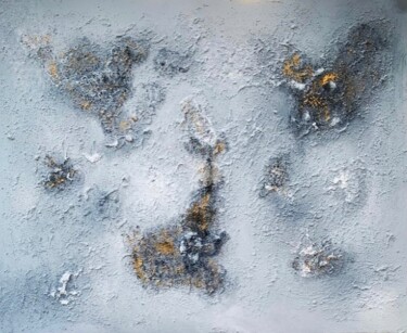 Peinture intitulée "Îles mystérieuses" par Ng_abstrait_paint, Œuvre d'art originale, Acrylique