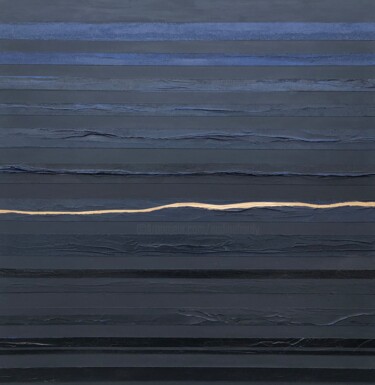 Peinture intitulée "Nuit Américaine III" par Nadine Hardy, Œuvre d'art originale, Acrylique Monté sur Châssis en bois
