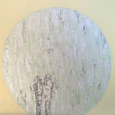 Peinture intitulée "Espace Lumineux II" par Nadine Hardy, Œuvre d'art originale, Acrylique