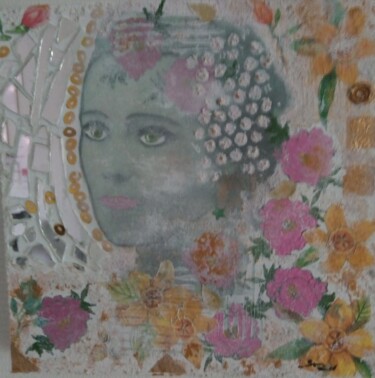 Collages intitulée "Reflets" par Nadine Somoza, Œuvre d'art originale, Collages