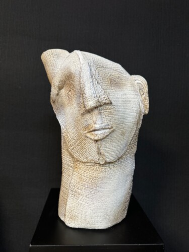 Скульптура под названием "Chloris" - Nadine Vergues, Подлинное произведение искусства, Текстильное волокно