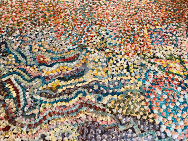 Pintura intitulada "DESERT FLOWERS" por Nadine Bourneix, Obras de arte originais, Acrílico