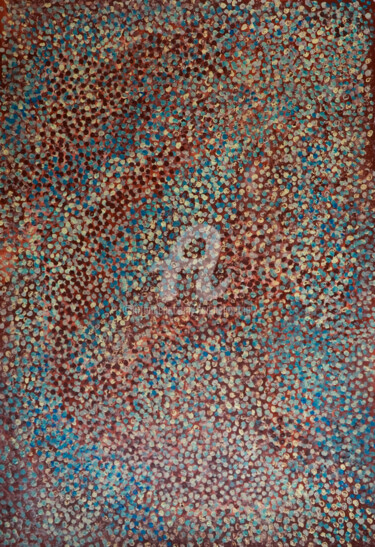 Painting titled "DESERT FLOWERS SERI…" by Nadine Bourneix, Original Artwork, Acrylic
