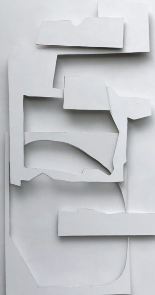Tableau Sculptural 20.19/2 Sculpture intitulée "Tableau Sculptural…" par Nadine Hardy, Œuvre d'art originale, Acrylique Monté sur Châssis