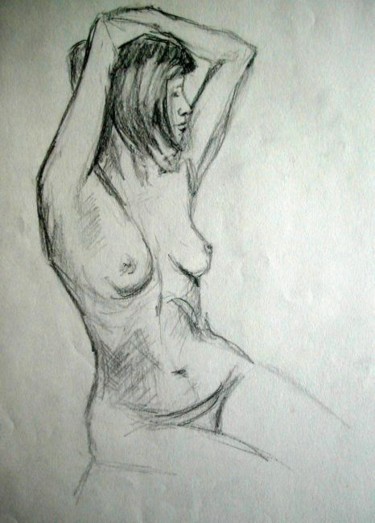 Drawing titled "Encore Indra" by Nadine Nicaise, Original Artwork