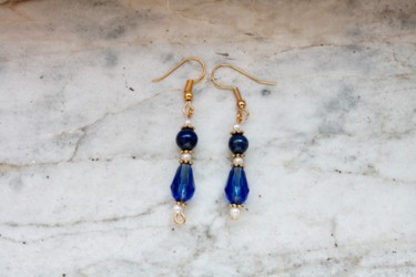 Design intitulée "Boucles d'oreilles…" par Nadine Wandel, Œuvre d'art originale, Boucles d'oreilles