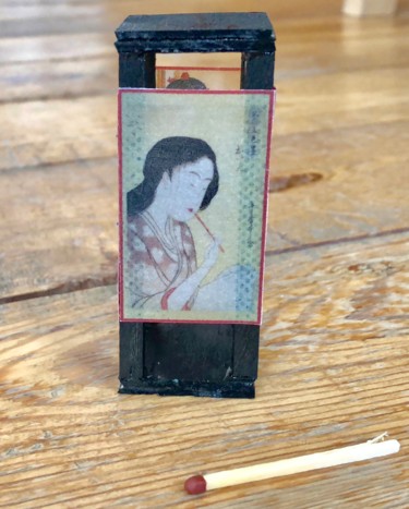 Художественная композиция под названием "Lanterne japonaise…" - Nadine Wandel, Подлинное произведение искусства