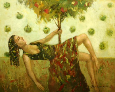 "Green apples" başlıklı Tablo Shamil Nadrov tarafından, Orijinal sanat, Petrol