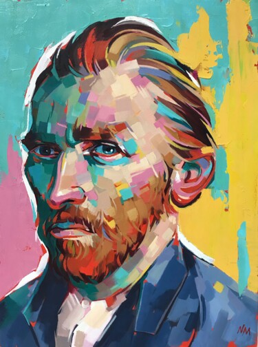 绘画 标题为“Van Gogh oil portra…” 由Nadya Mamonova, 原创艺术品, 油