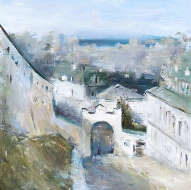 Painting titled "Kyiv-Pechersk Lavra" by Nadya Syabro, Original Artwork, Oil