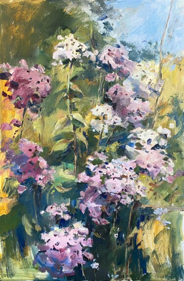 Painting titled "Floxes" by Nadya Syabro, Original Artwork, Oil