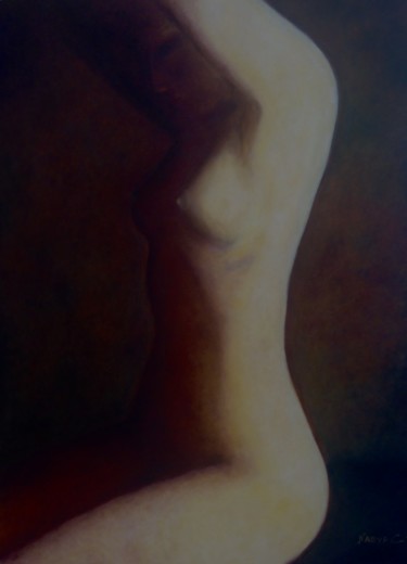 Pittura intitolato "Nudo" da Nadya C., Opera d'arte originale, Olio