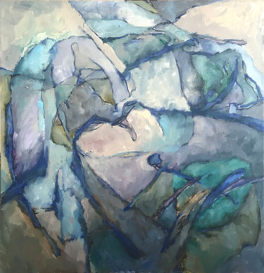 Pintura intitulada "Hoarfrost." por Nadya Zhuravskaya, Obras de arte originais, Óleo
