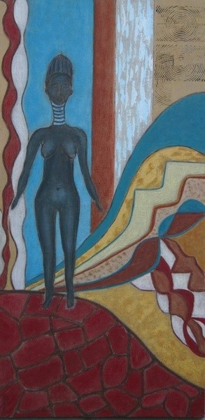 Peinture intitulée "Hommage à l'Oreille…" par Nae De Brea, Œuvre d'art originale, Huile