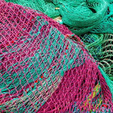 COULEUR GWENADU 009 - Filets de pêche Photographie intitulée "COULEUR GWENADU 009…" par Naep, Œuvre d'art originale, Photographie numérique