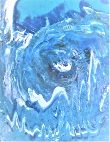 Painting titled "Tornade" by Nagwa Safey, Original Artwork, Acrylic