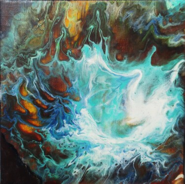 Painting titled "Splash" by Nahalah, Original Artwork, Acrylic