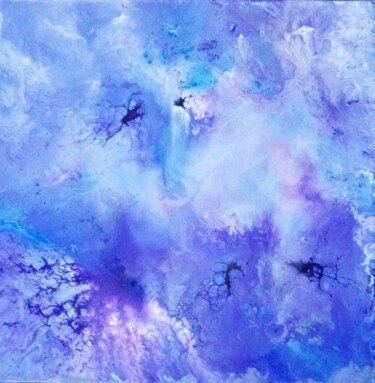 Peinture intitulée "Into the sky" par Nahalah, Œuvre d'art originale, Acrylique